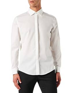 Seidensticker Herren Coupe Ajustée À Manches Longues Shirt, Ecru, 36 von Seidensticker