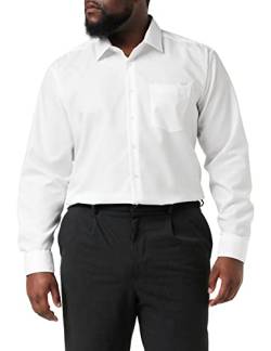 Seidensticker Herren Regular Bügelfrei Kent Langarm Business Shirt, weiß, 40 EU von Seidensticker