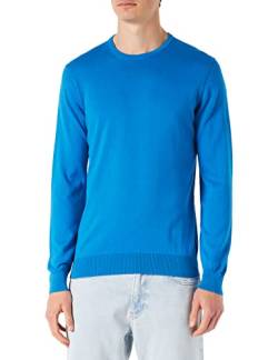 Seidensticker Herren Round-Neck Pullover, Türkis, XL von Seidensticker