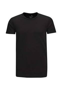 Seidensticker Herren T-shirt Rundhals T-Shirt, Schwarz (Schwarz 39), L von Seidensticker