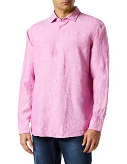 Seidensticker Men's Regular Fit Langarm Hemd Shirt, Rosa, 39 von Seidensticker