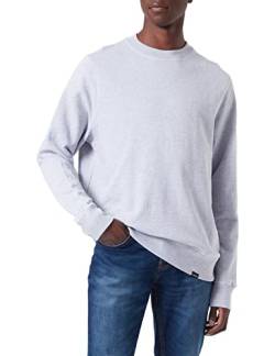 Seidensticker Men's Regular Fit Rundhals Pullover Sweater, Grau, M von Seidensticker