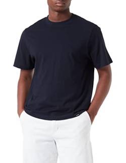 Seidensticker Men's Rundhals Regular Fit T-Shirt, Dunkelblau, S von Seidensticker