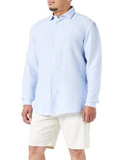 Seidensticker Men's Shaped Fit Langarm Hemd Shirt, Blau, 38 von Seidensticker