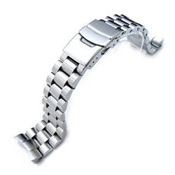Endmill Armband für Armbanduhr Seiko Diver SKX007, 22 mm, aus massivem, gebürstetem Edelstahl von Seiko