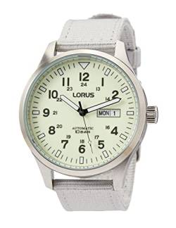 Lorus Herren-Uhr Automatik Edelstahl mit Textilband RL415BX9 von Seiko