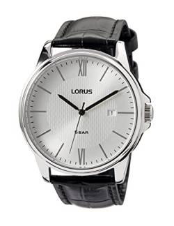 Lorus Herren-Uhr Quarz Edelstahl mit Lederband RS941DX9 von Seiko