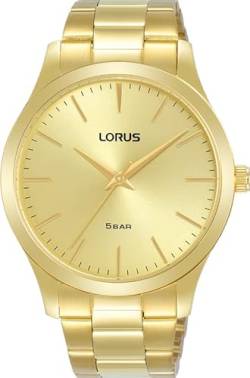 Lorus Herren-Uhr Quarz Goldauflage mit Metallband RRX70HX9 von Seiko