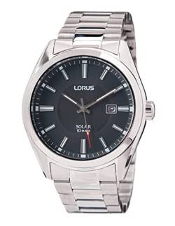 Lorus Herren-Uhr Solar Edelstahl mit Metallband RX333AX9 von Seiko