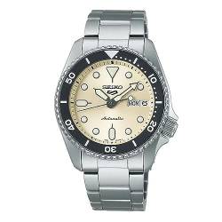Seiko 5 Sports Unisex-Armbanduhr Automatik Stahl/Beige SRPK31K1 von Seiko