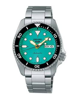 Seiko 5 Sports Unisex Automatikuhr Stahl/Türkis SRPK33K1 von Seiko