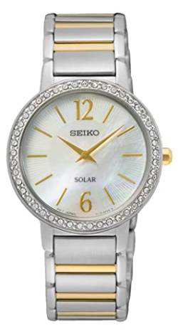 Seiko Damen Analog Quarz Uhr mit Edelstahl Armband SUP469P1 von Seiko