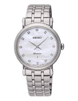 Seiko Damen Analog Quarz Uhr mit Edelstahl Armband SXB433P1 von Seiko