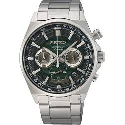 Seiko Herren-Uhr Quarz Edelstahl mit Edelstahlband SSB405P1, Silber von Seiko