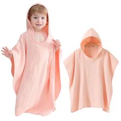 Select Zone Baby Handtuch Kapuze Baby Bademantel 100% Baumwolle Kinder Badeponcho Kapuzenhandtuch für 0-3 Jahre Jungen und Mädchen 80x60cm (Hell-Pink) von Select Zone
