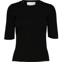 SELECTED FEMME Strickpullover, Slim-Fit, für Damen, schwarz, L von Selected Femme