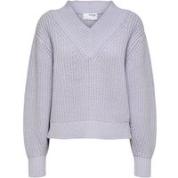 SELECTED FEMME Strickpullover Damen Pullover SLFMILEA CROPPED (1-tlg) von Selected Femme