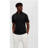 SELECTED HOMME Poloshirt SLHFAVE ZIP SS POLO NOOS von Selected Homme