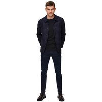 Selected Herren Jeans SLHSLIM-LEON 6155 - Slim Fit - Blau - Blue Black Denim von Selected Homme