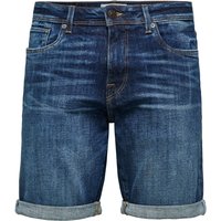 Selected Herren Jeans Shorts SLHALEX 21406 MB - Slim Fit - Blau - Medium Blue Denim von Selected Homme
