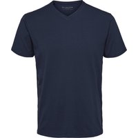 Selected Homme Herren V-Neck Kurzarm T-Shirt SLHNEWPIMA - Regular Fit von Selected Homme