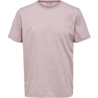 SELECTED T-Shirt, Rundhals-Ausschnitt, überschnittene Schultern, für Herren, rosa, S von Selected