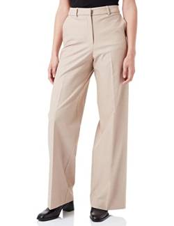 SelectedFemme Damen SLFELIANA HW Wide Pant B NOOS Hose, Beige, 36 von SelectedFemme