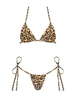 Selente Love & Fun Damen Bikini, Made in EU, Micro Bikini Leo, Gr. S-M von Selente