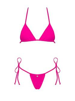 Selente Love & Fun Damen Bikini, Made in EU, Micro Bikini Pink, Gr. S-M von Selente