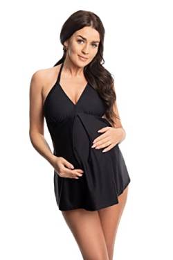 Selente Mummy Love Umstands-Bademode/Schwangerschafts-Badeanzug / -Tankini Made in EU, Badeanzug Schwarz, Gr. 40 von Selente