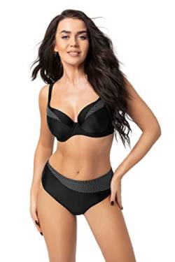 Selente My Secret Damen D7319 moderner Bikini mit Bügel-Top in großen Größen (Made in EU), Schwarz mit Punkte, Gr. 85F/Slip 42 von Selente