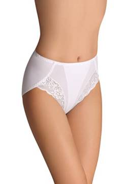 Selente My Secret Venus Damen Unterhose (Made in EU) mit Spitze, Bikinislip Weiß, Gr. L von Selente