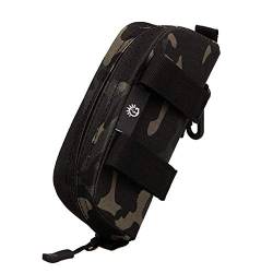 Selighting Taktisch Brillenetui Brillenbox Molle Brille Etui für Sonnenbrillen Fahrradbrillen (Camouflage Schwarz) von Selighting