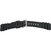 Selva Technik Uhrenarmband Kautschukband 22 mm schwarz von Selva Technik