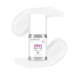 Semilac Base Und Top Coat 2in1 Für Klassische Hard & Glossy Nagellacke 7 Ml von Semilac