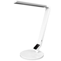 Semilac LED Tischlampe 9W Lampe mit Kalte oder Warme Farbe mit 5 Helligkeitsstufen Schönheitssalon Tischleuchte Schreibtischlampe mit USB-Anschluss Perfekt Beleuchtet den Manikürestand von Semilac