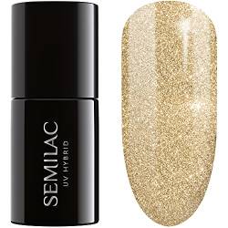 Semilac UV Nagellack 037 Gold Disco 7ml Kollektion Special Day von Semilac