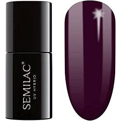 Semilac UV Nagellack 099 Dark Purple Wine 7ml Kollektion Allure von Semilac