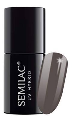 Semilac UV Nagellack 106 Wet Marengo 7ml Kollektion Black&White von Semilac