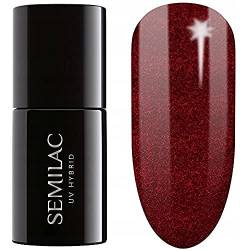 Semilac UV Nagellack Hybrid 306 Divine Red 7ml Kollektion Festive Wonder Colors von Semilac