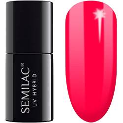 Semilac UV Nagellack Hybrid 568 Neon Ruby 7ml von Semilac