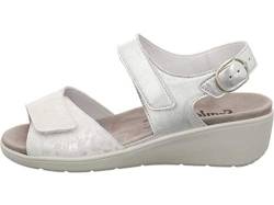 Semler Ramona, Damen Riemchensandalen, Weiß (Weiss-Silber 101), 40 EU (6.5 UK) von Semler