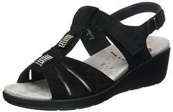 Semler Ramona R9035-042, Riemchensandalen, Schwarz (Schwarz 001), 42 EU (8 UK) von Semler