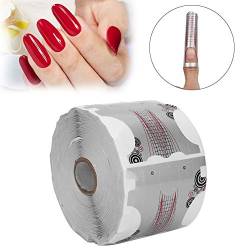 500 Stück Nagelverlängerungsaufkleber, Professionelle Selbstklebende Nail Art Form Dekoration DIY Home Salon Supplies von Semme