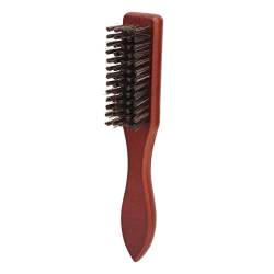 Barber Fade Brush, Bartbürste aus Nylon-Verbundholz für Männer, Ergonomisches Design, Sanfte Pflege für die Haut, Geeignet für den Gebrauch zu Hause oder Im Friseursalon von Semme