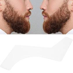 Beard Shaper Bartformer für Männer, Bart-Lineup-Leitfaden Vorlage Herren-Bartformer Zum Stylen und Kanten der Kiefer-Wangen-Halslinie (weiß) von Semme