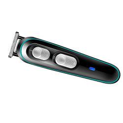 Elektrischer Haarschneider, USB-Haarschneider mit Mikroeinstellung und Ergonomischem Griff für Männer, mit 4 Begrenzungskämmen von Semme