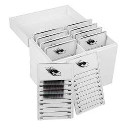 Falsche Wimpern Aufbewahrungsbox, 10 Schichten Eye Lashes Extensions Inhaber Fall Make-up Veranstalter Wimpernverlängerung Werkzeug von Semme