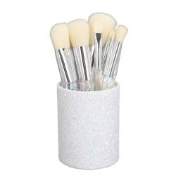 Make-up-Pinsel-Set mit Seidenweichen Borsten, ABS-Griff, 10-teiliges Kosmetikpinsel-Set für Perfektes Aussehen Im Salon zu Hause, Luxuriöses Gefühl von Semme