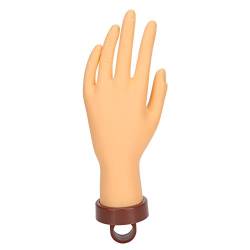 Mannequin Hand, Fake Hand, Acrylfarbe, Flexibles PVC mit Ständer für Zuhause für Nagelstudio von Semme